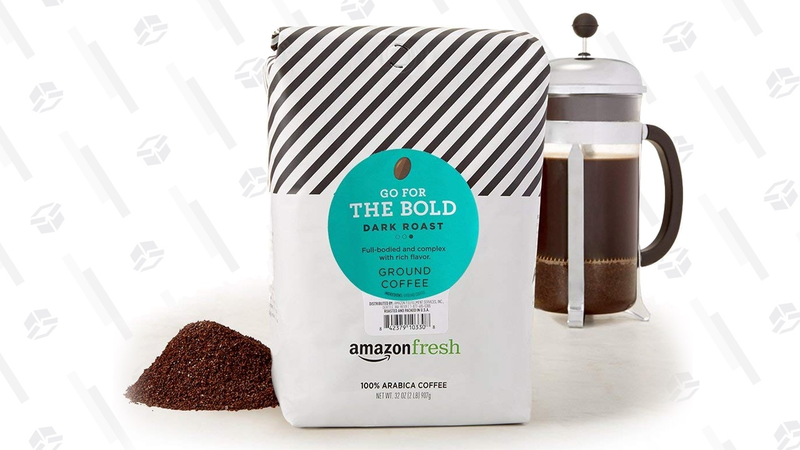 AmazonFresh Two Pound Ground Coffee Bags | $11 | Amazon | Clip the 30% coupon. Multiple flavors available.